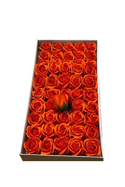 OEM Trandafiri De Sapun Premium Parfumati 5cm 50cap Deep Orange