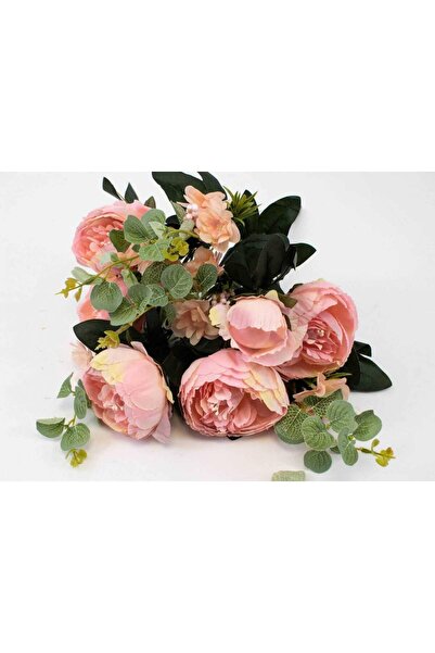 OEM Buchet Bujori cu Margele Artificial Roz