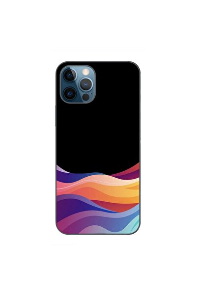 OEM Husa compatibila cu Apple iPhone 12 Pro Max Silicon Gel Tpu Model Neon Waves