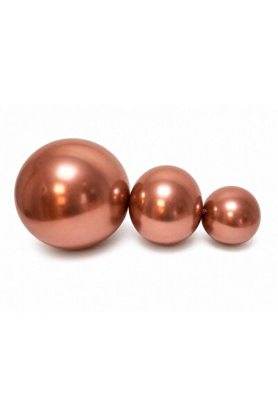 OEM Balloons Top Bottom Set Chrome PINK GOLD 10"-50/ Top Bottom Set