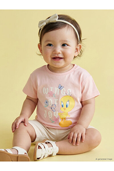 LC Waikiki Trendlucky Farkıyla Tweety Licensed Baby Girl Set