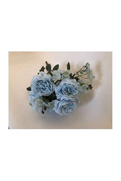 OEM Flori Artificiale Buchet 7 Trandafiri Cu 4 Hortensii Bleo