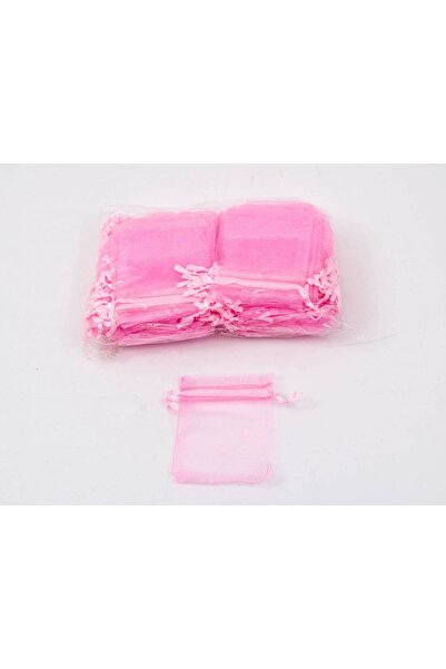 OEM Saculeti Organza Dreptunghiulari 9cm/12cm 100/Set Roz