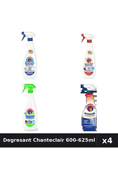 Chanteclair Set 4 Degresant Universal 600-625ml - Bicarbonat, Marsilia, Lămâi...