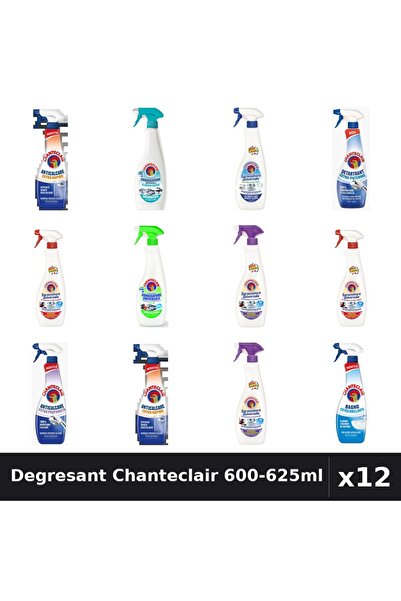 Chanteclair Set 12 Degresant Universal 600-625ml - 10 Arome Asortate - Curate...
