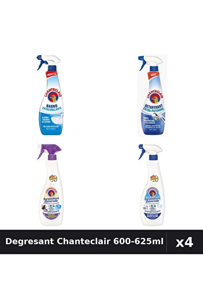 Chanteclair Set 4 Degresant Universal 600-625ml - Lavanda, Bicarbonat, Antica...
