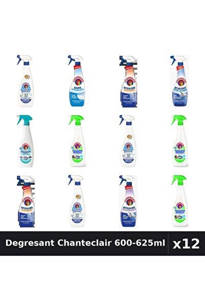 Chanteclair Set 12 Degresant Universal 600-625ml - Bicarbonat, Lămâie, Antica...
