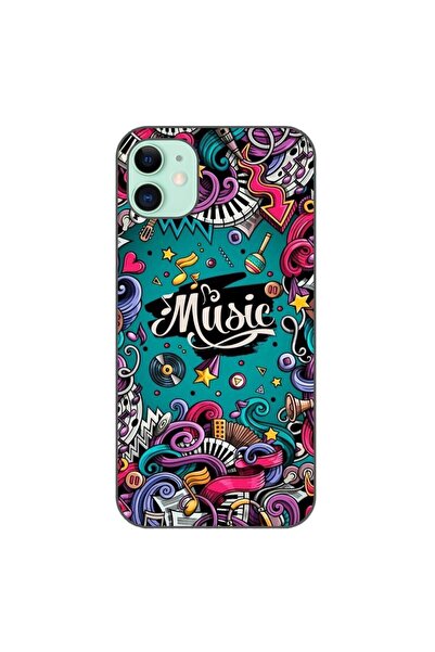 OEM Husa compatibila cu Apple iPhone 11 Silicon Gel Tpu Model Pop Art Music