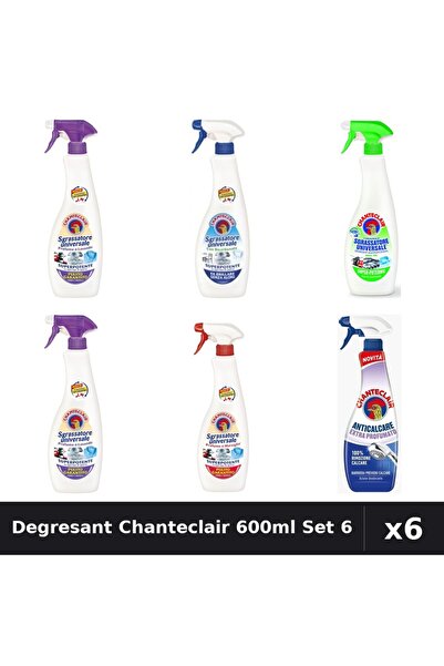 Chanteclair Set 6 Degresant Universal 600-625ml - Bicarbonat, Lămâie, Lavandă...