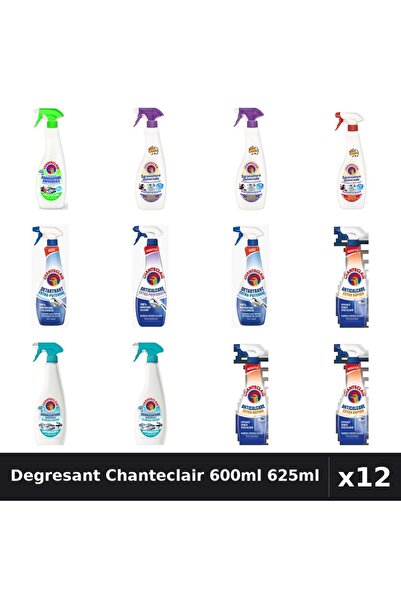 Chanteclair Set 12 Degresant Universal 600ml-625ml - Lavanda, Lamaie, Marsili...