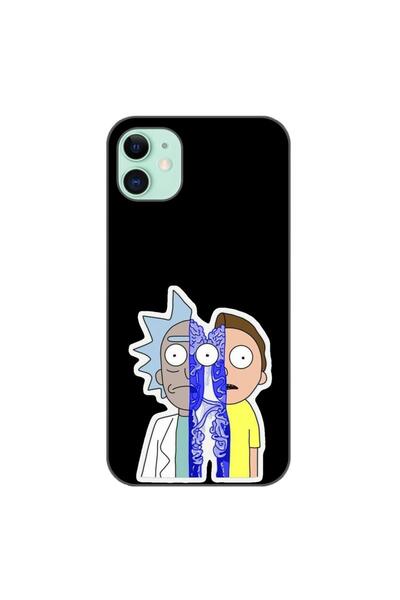 OEM Husa compatibila cu Apple iPhone 11 Silicon Gel Tpu Model Rick And Morty ...