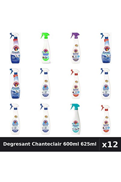 Chanteclair Set 12 Degresant Universal 600ml 625ml - 7 Arome, Bicarbonat, Lav...