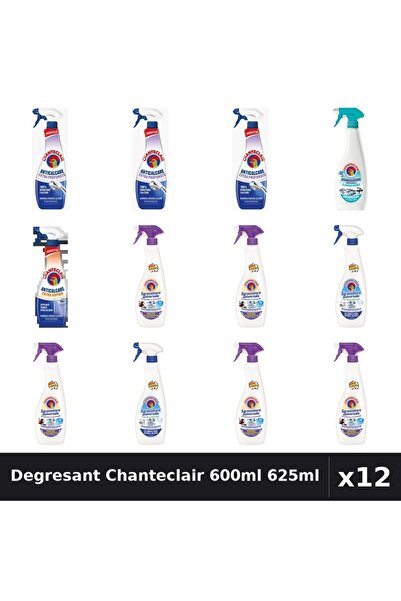 Chanteclair Set 12 Degresant Universal 600ml 625ml - Lavanda, Bicarbonat, Mos...