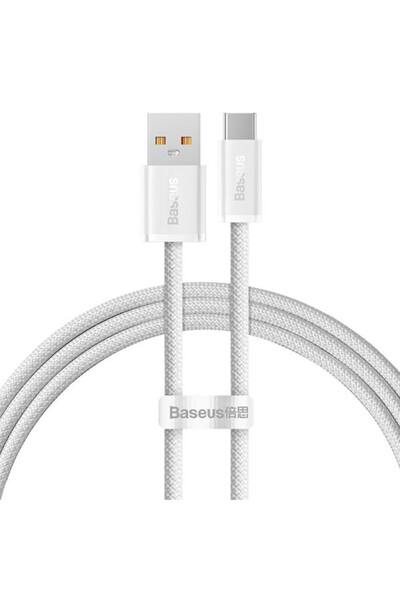 Baseus Cablu USB Seria Dynamică - USB Tip-C 100W 1m alb (CALD000616)