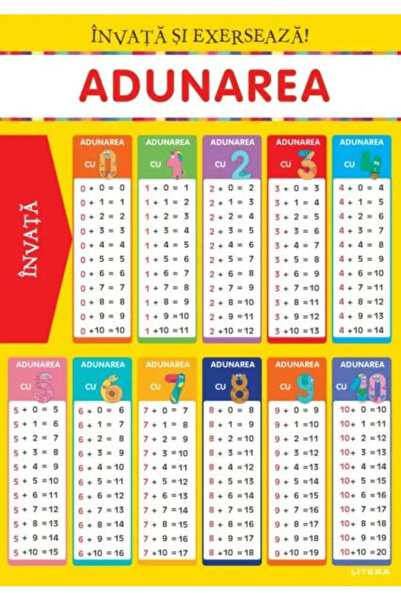 Litera Learn and practise! Addition + exercises (educational worksheets)