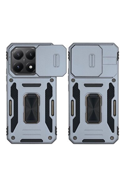 Sonique Θήκη Ring Armor CamShield για Xiaomi Xiaomi 15T 5G Γκρι