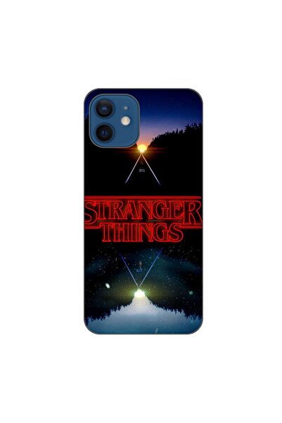 OEM Θήκη συμβατή με Apple iPhone 12 από Σιλικόνη Gel TPU με σχέδιο Stranger T...