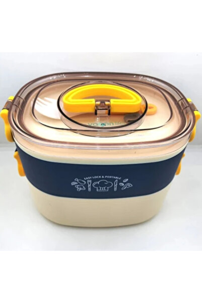 Vagon Vagonlife 1200 ml 3 Compartment Mixed Color Stainless Steel Lunchbox Bl...