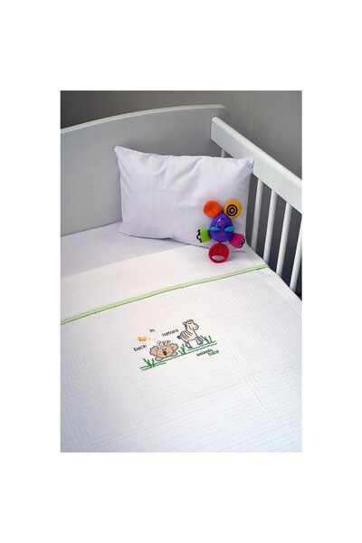 Baby Oliver Κουβέρτα Πικέ Αγκαλιάς 80x100cm Design 504 Aslanis Baby