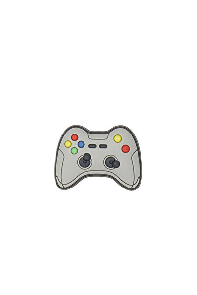 Crocs Game Controller Terlik Rozeti 10007387 Gri