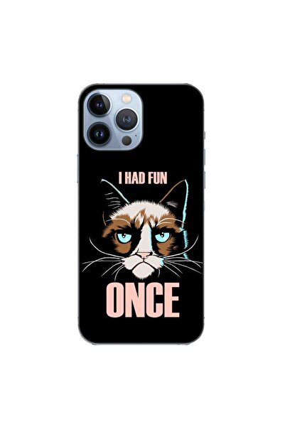 OEM Husa compatibila cu Apple iPhone 13 Pro Max Silicon Gel Tpu Model Grumpy Cat