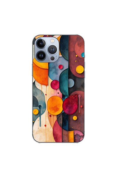 OEM Husa compatibila cu Apple iPhone 13 Pro Max Silicon Gel Tpu Model Abstrac...