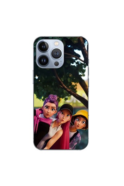OEM Husa compatibila cu Apple iPhone 13 Pro Silicon Gel Tpu Model KPop Demon ...