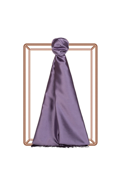 ipekevi Double-Sided Solid Color Silk Shawl 00927- Oya Flower