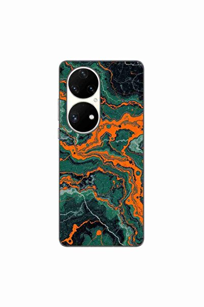 OEM Husa compatibila cu Huawei P50 Pro Silicon Gel Tpu Model Soft Jade Marble