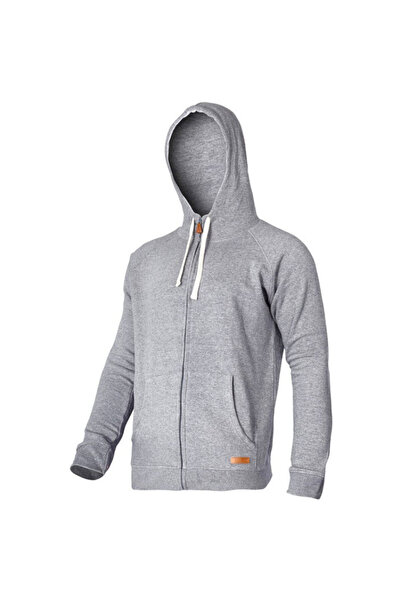 Lahti Pro Hooded sweatshirt jacket with zipper / gray - 3xl