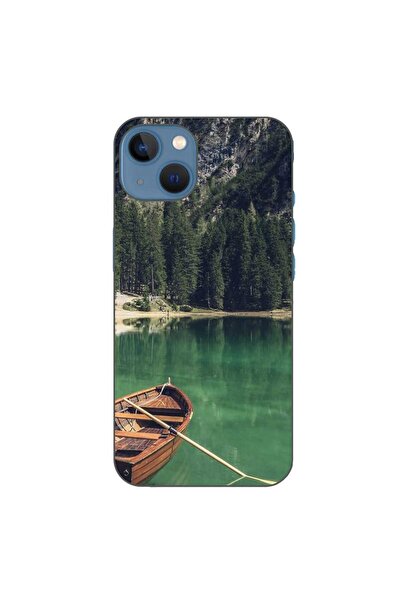 OEM Husa compatibila cu Apple iPhone 13 Silicon Gel Tpu Model Lake Forest