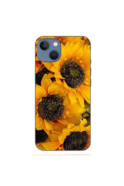 OEM Husa compatibila cu Apple iPhone 13 Silicon Gel Tpu Model Floarea Soarelui
