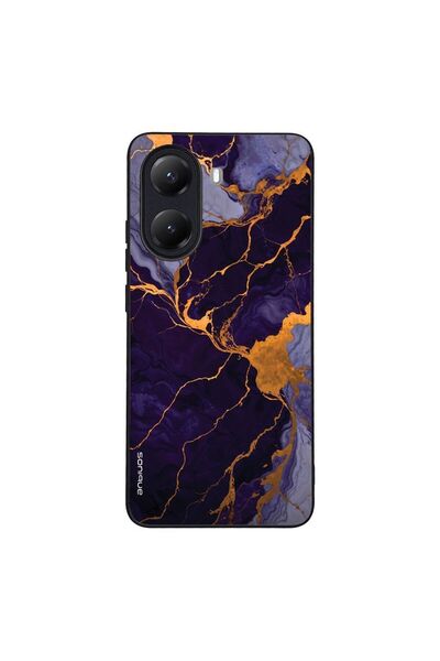 Sonique Θήκη Marble Series για Xiaomi Poco X7 Pro 5G Μωβ