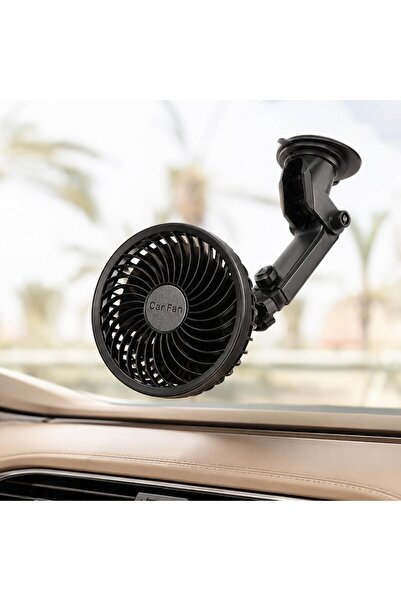 Auto Family FZE مروحة سيارة محمولة للرأس - 360 درجة °   مروحة تبريد قابلة للت...