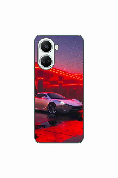 OEM Case compatible with Huawei Nova 10 SE Silicone Gel Tpu Model Future Car