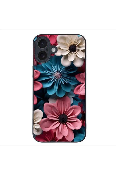 Sonique Θήκη 3D Flower Series για Apple iPhone 16 Plus Ροζ 01