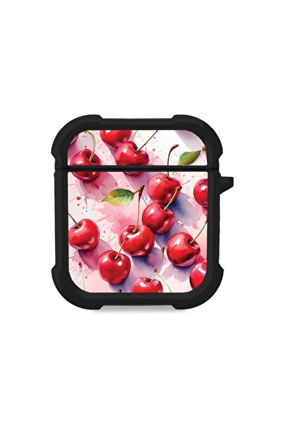 Sonique Θήκη Σιλικόνης Fruit Series για AirPods 1/2 Κεράσι