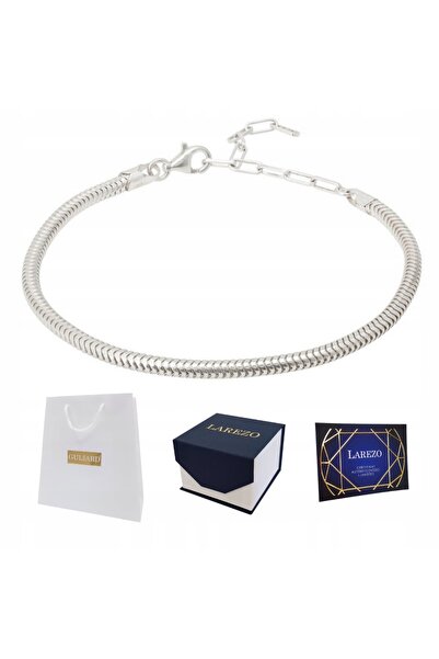 Larezo Brățară modulară din Argint 925 pentru charms, baze, 18cm