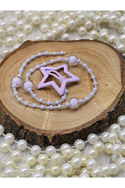 HAPPY HANDMADE Lila (27cm) Hair Bead Round Beaded Hair Cube Gift Hair Accessory