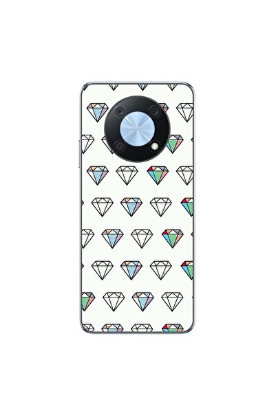 OEM Θήκη συμβατή με Huawei Nova Y90, από σιλικόνη gel TPU, με σχέδιο διαμαντι...