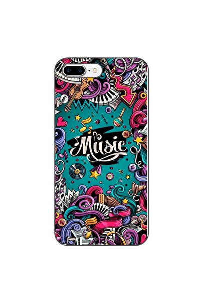 OEM Калъф, съвместим с Apple iPhone 7 Plus, iPhone 8 Plus, от силиконов гел T...