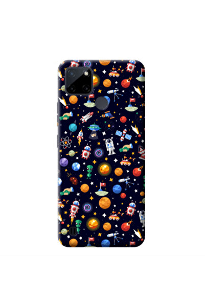Other Realme C25Y Small planets Transparent Silicone TPU Θήκη