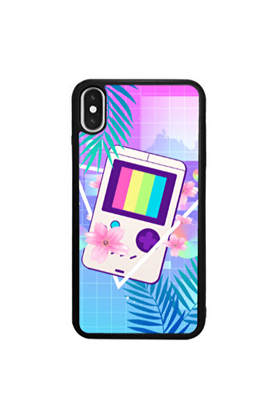 Other Apple iPhone Xs Max Triangle game Black Glossy Θήκη