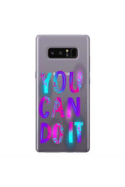 Other Samsung Note 8 You Can Doit Transparent Silicone TPU Θήκη