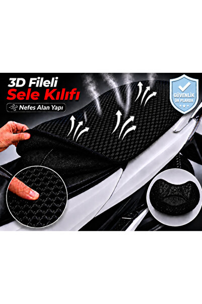 Vi Caro Husa scaun motociclete Mondial 125 Road Boy Husa scaun din plasa 3D P...