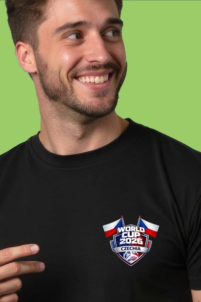 Free Tarz Czechia 2026 World Cup Black T-Shirt