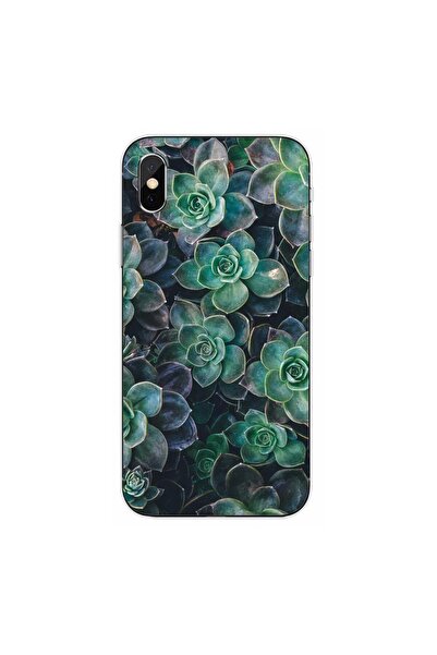 OEM Husa compatibila cu Apple iPhone XS Max Silicon Gel Tpu Model Flori de St...