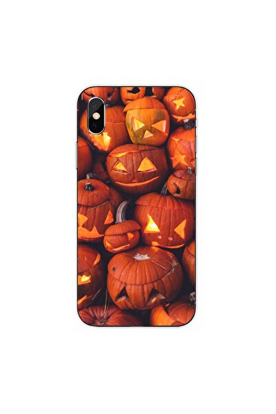 OEM Husa compatibila cu Apple iPhone XS Max Silicon Gel Tpu Model Halloween D...