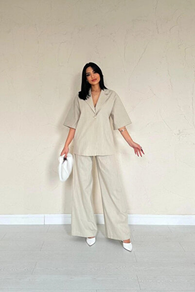 Beruflic Single Button Front Jacket Pants Set