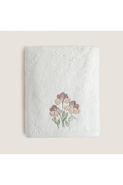 Chakra Belda Bamboo Face Towel 50X90 cm White